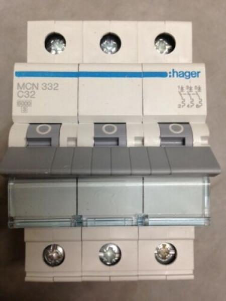 Hager MCN332 Leitungsschutzschalter 32A, 3polig